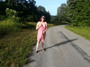 amateur pic 573013-taking-it-all-o-f-f-on-the-side-of-the-road