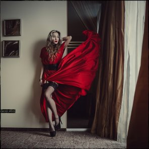 amateurfoto Lady in red