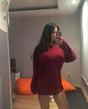 foto amateur Shoulder Clothing Leg Long hair 