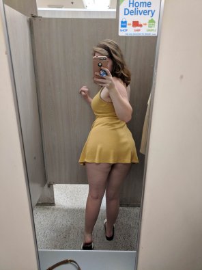 I love my little yellow dress