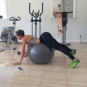 foto amatoriale working out