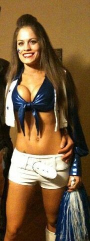 foto amadora Cowboys cheerleader for Halloween