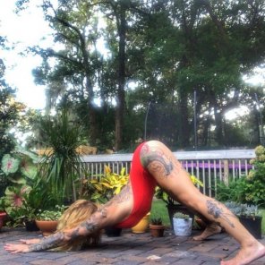 foto amateur Real yoga moves