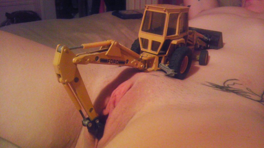 Yellow Vehicle Construction equipment Scale model