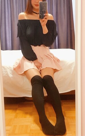 foto amateur A little black and pink cuteness for you!