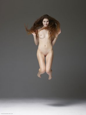 foto amadora Art model Beauty Standing Long hair 