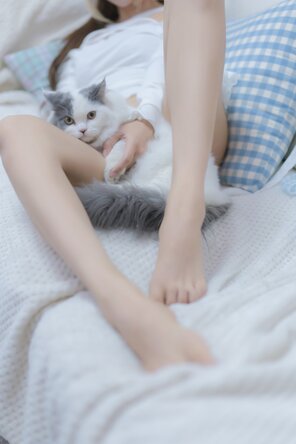 アマチュア写真 Mixian Sama (过期米线线喵) - 我和猫 (4)
