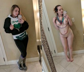 photo amateur Mardi Gras Before & After On/Off