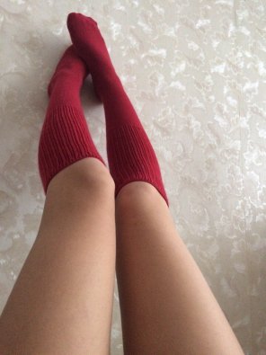photo amateur Human leg Leg Thigh Red Joint 