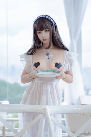 amateur pic Mixian Sama (过期米线线喵) - 透明围裙会员版 (16)
