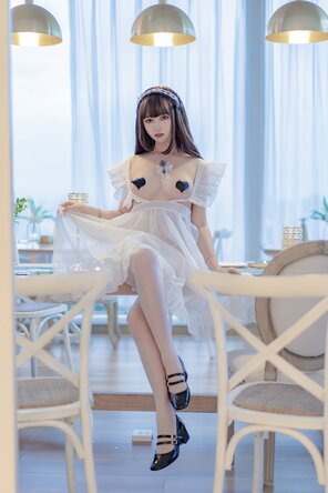 アマチュア写真 Mixian Sama (过期米线线喵) - 透明围裙会员版 (19)