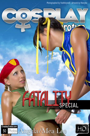 Horny Cosplay Erotica Angela and Mea Lee – Fatality Special (Street Fighter) – 50 pics