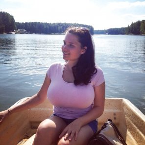 amateurfoto So lovely was the loneliness of a wild lake, with big boobs bound, and the tall pines that towered around