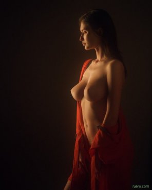 zdjęcie amatorskie Red Beauty Photography Art model 