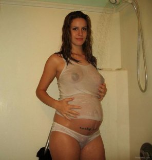 foto amateur wet shirt