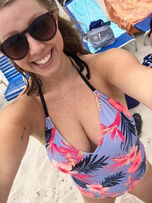 One pieces can be sexy, right?