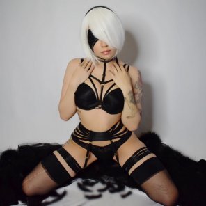 photo amateur Boudoir 2B cosplay from NieR: Automata - by [F]elicia Vox â™¡