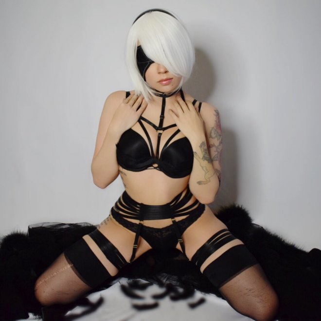 Boudoir 2B cosplay from NieR: Automata - by [F]elicia Vox â™¡