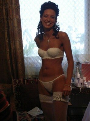 foto amateur Bride in underwear_ FB6A830