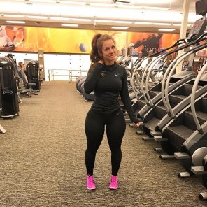 amateur-Foto Thic at the Gym