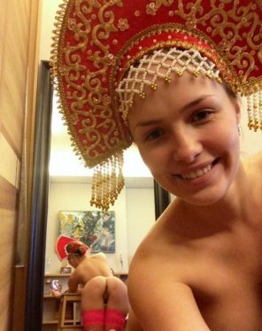 Russian style selfie