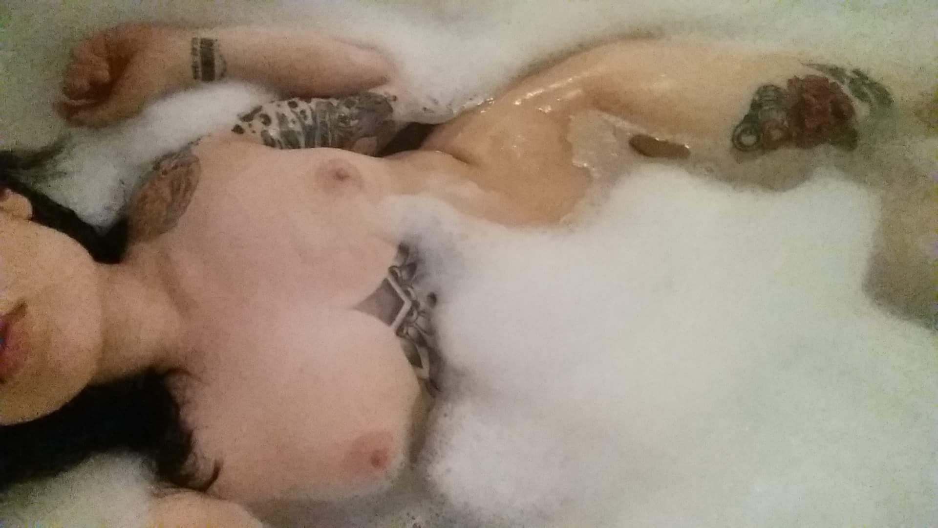 Taking a bath Porn picture