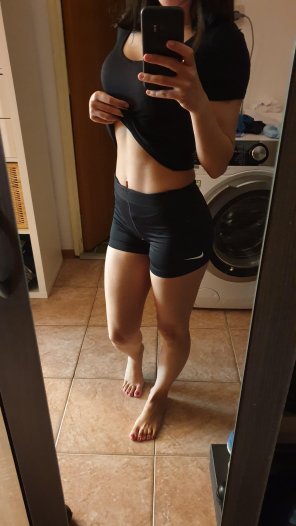 amateur pic My really mild shorts! :P [f]