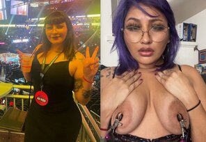 photo amateur Busty Latina slut Liliana big tits (3)