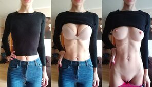 foto amateur Just casual on/off and my cute tits ;) [oc]