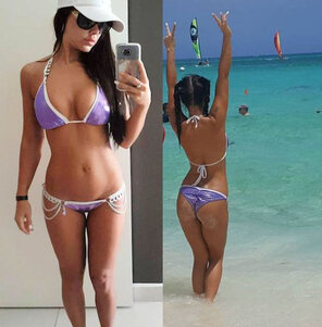 Sarah Purple Tight Bikini 31