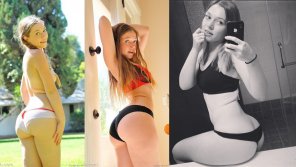 amateur pic Aurielee Summers - Booty Collage