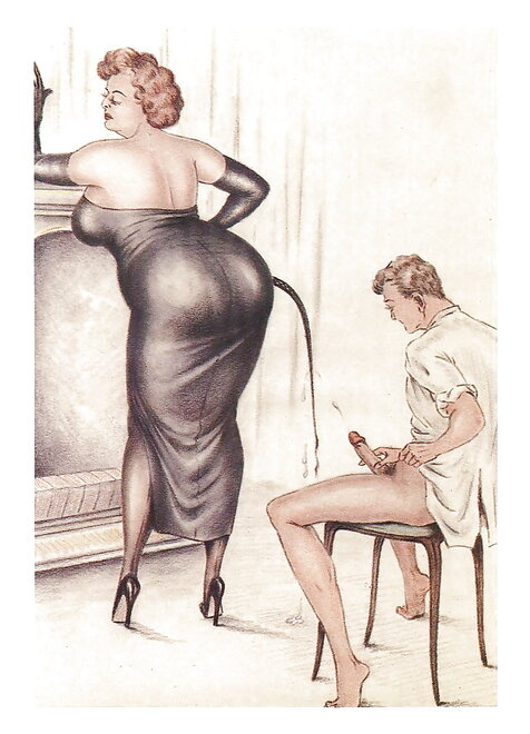 Mature Vintage Porn Drawings - Vintage Erotic Drawings/Toons - 492_1000 Porn Pic - EPORNER