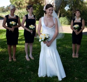 foto amadora White wedding