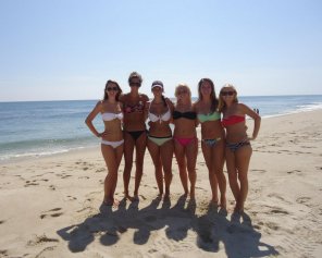photo amateur Beach Girls.