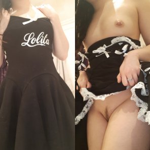 foto amatoriale I want my daddy, I think this dress suits me. ;) [f]