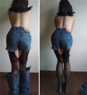 zdjęcie amatorskie [F] Going from nice to naughty with cutoffs. These may have turned out a little shorter than I planned though.
