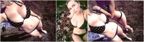 zdjęcie amatorskie Lingerie Bikini Selfie Swimwear 