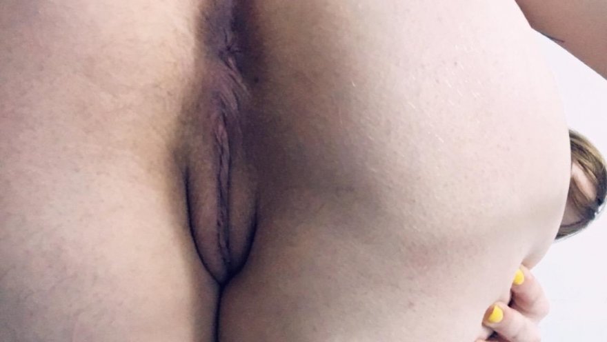 A close up of my asshole and rear pussy