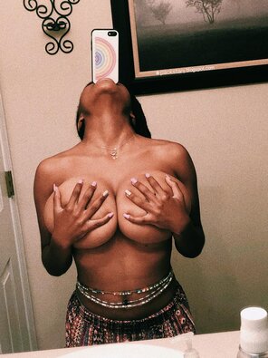 amateur photo Huge boobs on a slim body