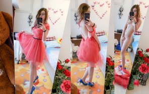 アマチュア写真 Do you know anything sexier than taking your red dress OFF? I would love to know. [F]