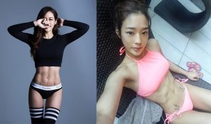 foto amatoriale Lia Han fitness model