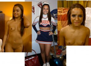 アマチュア写真 Community College Cheerleader