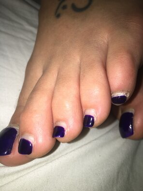 zdjęcie amatorskie Sexy long toenails