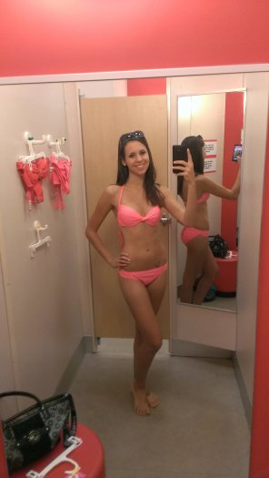 foto amateur Dressing Room Bikini