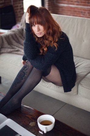 foto amatoriale Tights Clothing Leg Beauty Sitting 