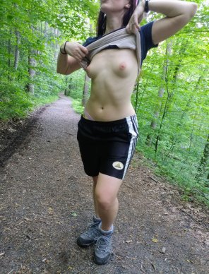 zdjęcie amatorskie Maybe you'll catch me on the trails today?