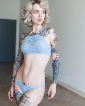 amateur-Foto Clothing Blue Lingerie Blond Undergarment 