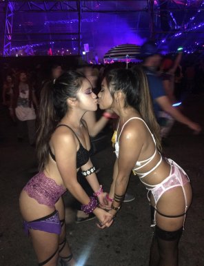 Rave babes in lingerie