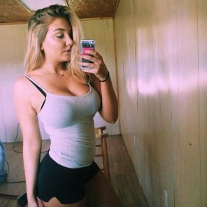 amateurfoto Clothing Waist Undergarment Blond Selfie 