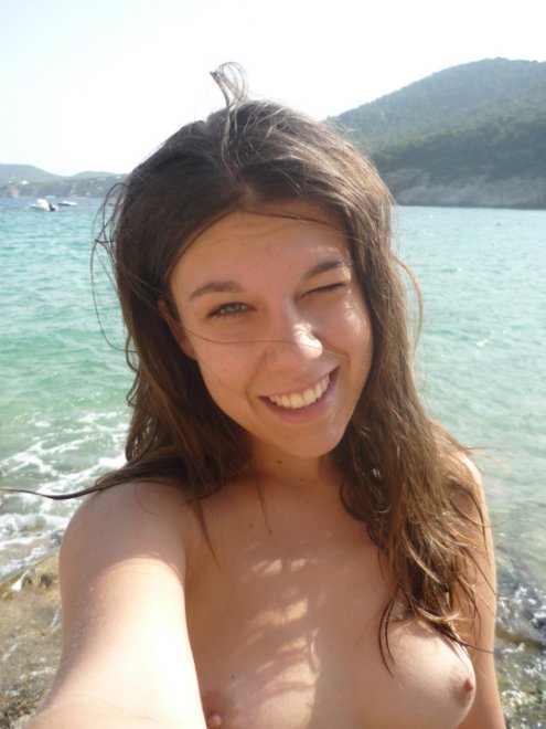 Beach Selfie nude